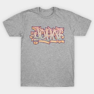 JOHN - GRAFFITI NAME by PHECK T-Shirt